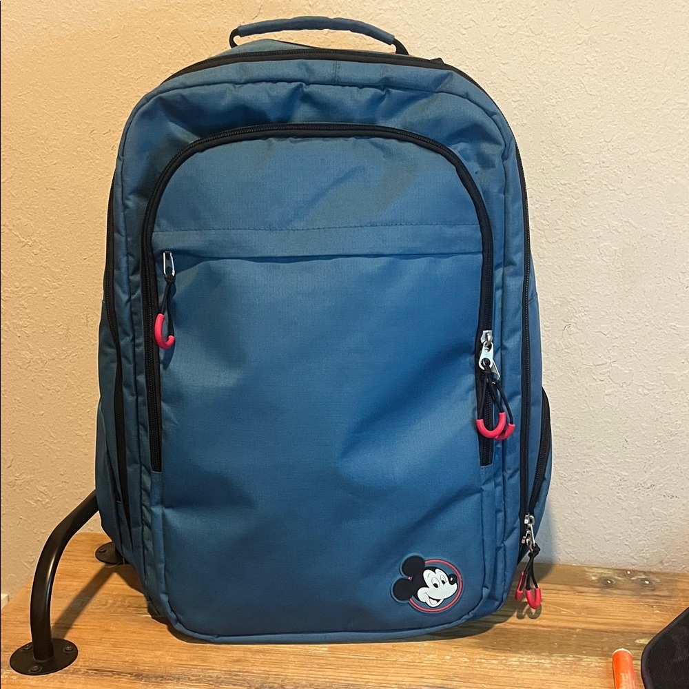 DISNEY PARKS MICKEY MOUSE TRAVEL BACKPACK-NWOT
